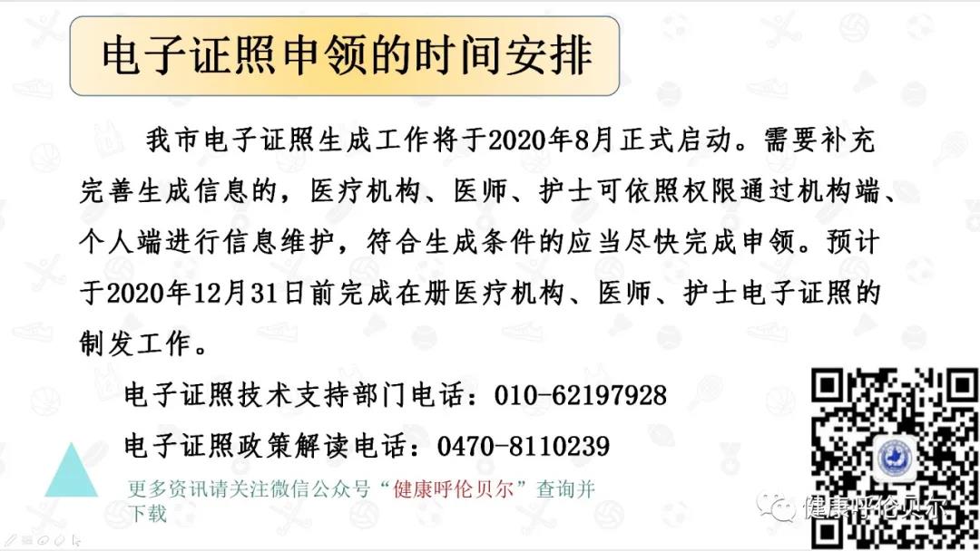 呼倫貝爾市醫(yī)療機(jī)構(gòu)、醫(yī)師、護(hù)士電子證照申領(lǐng)工作啟動(dòng)啦7